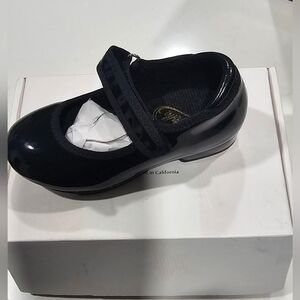 Classic Black Stelle Tap Shoes Little Girls Size 7